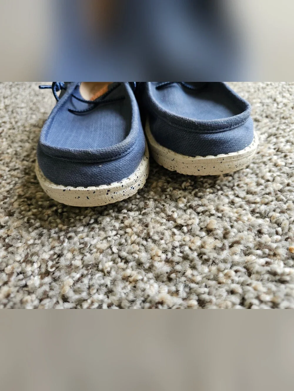 Hey Dude Kids Navy Canvas Slip-On Shoes